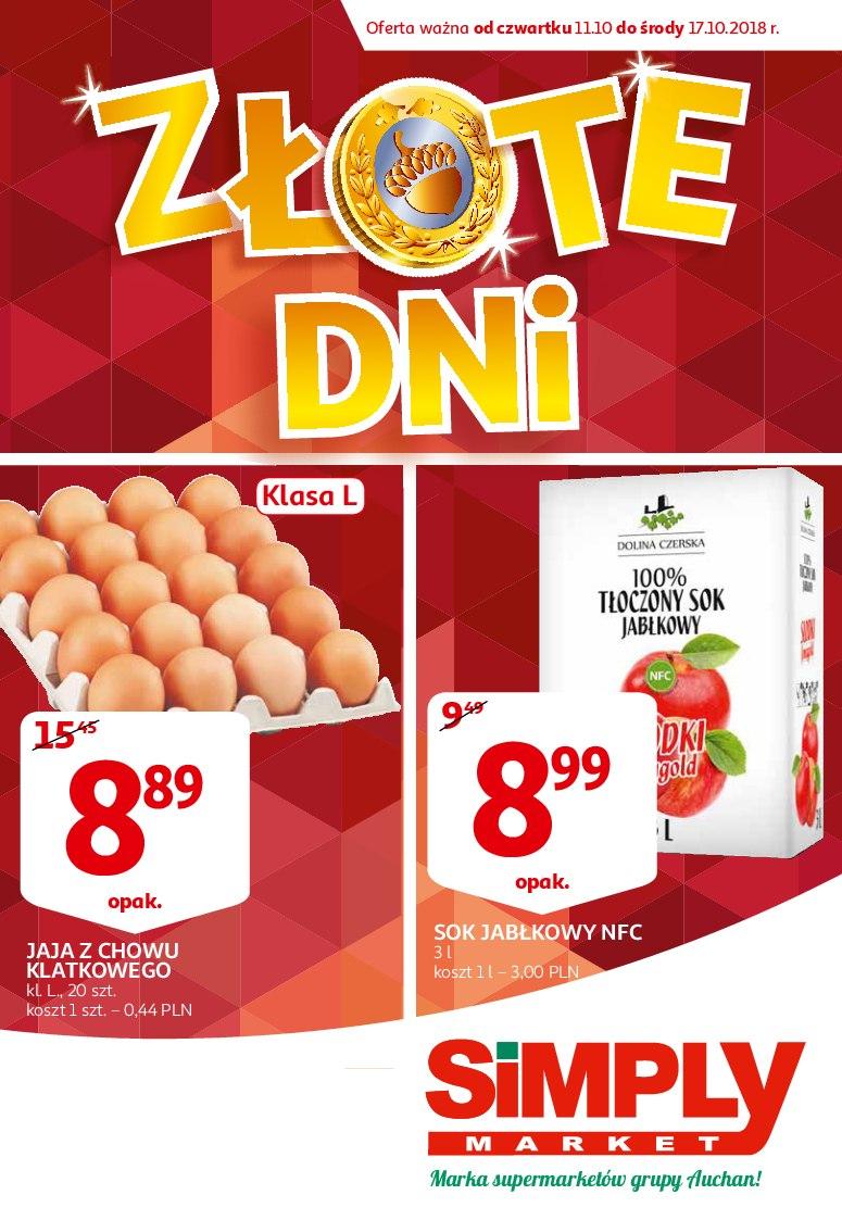 Gazetka promocyjna Simply Market str. 1