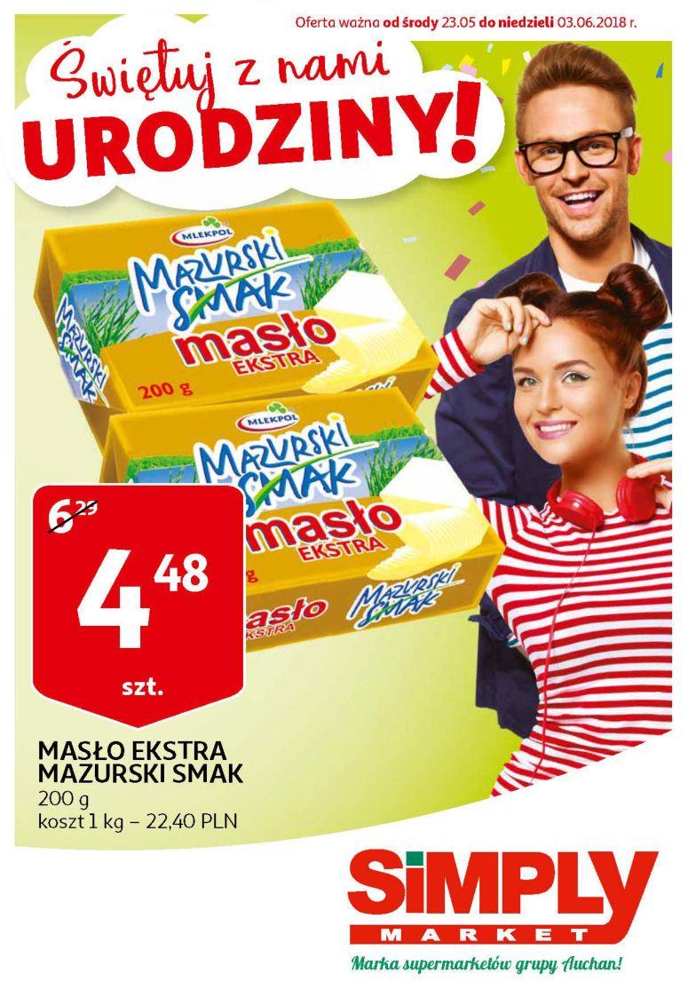 Gazetka promocyjna Simply Market str. 1