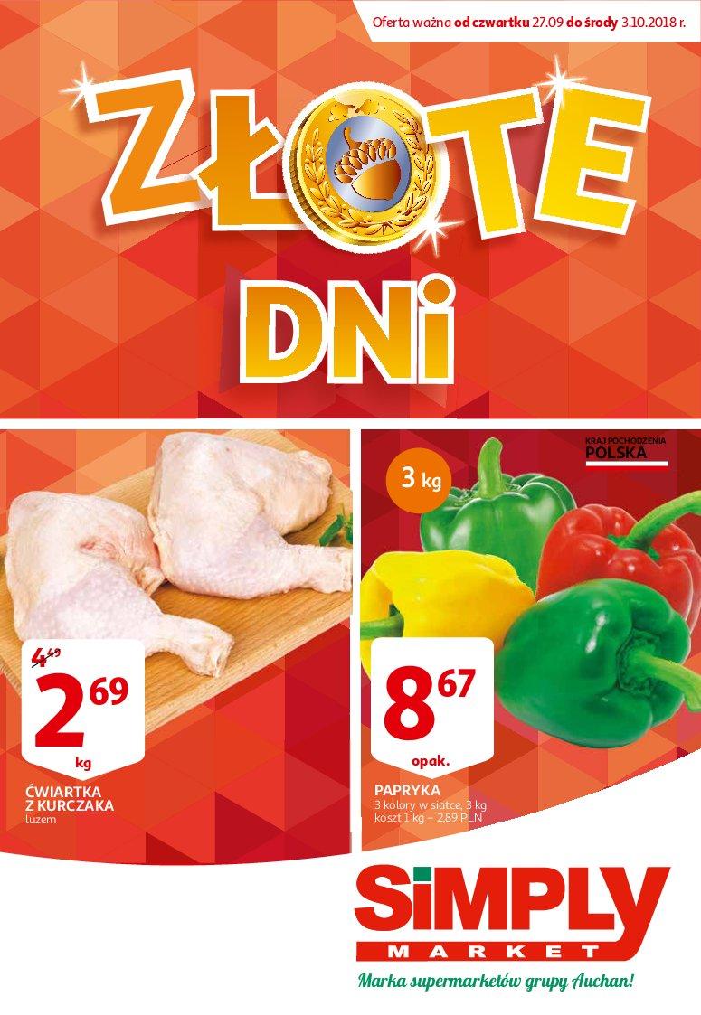 Gazetka promocyjna Simply Market str. 1