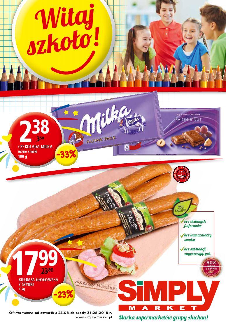 Gazetka promocyjna Simply Market str. 1