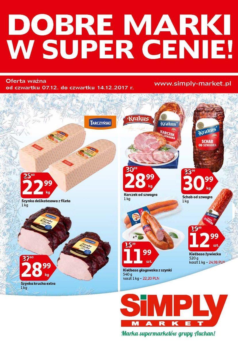 Gazetka promocyjna Simply Market str. 1