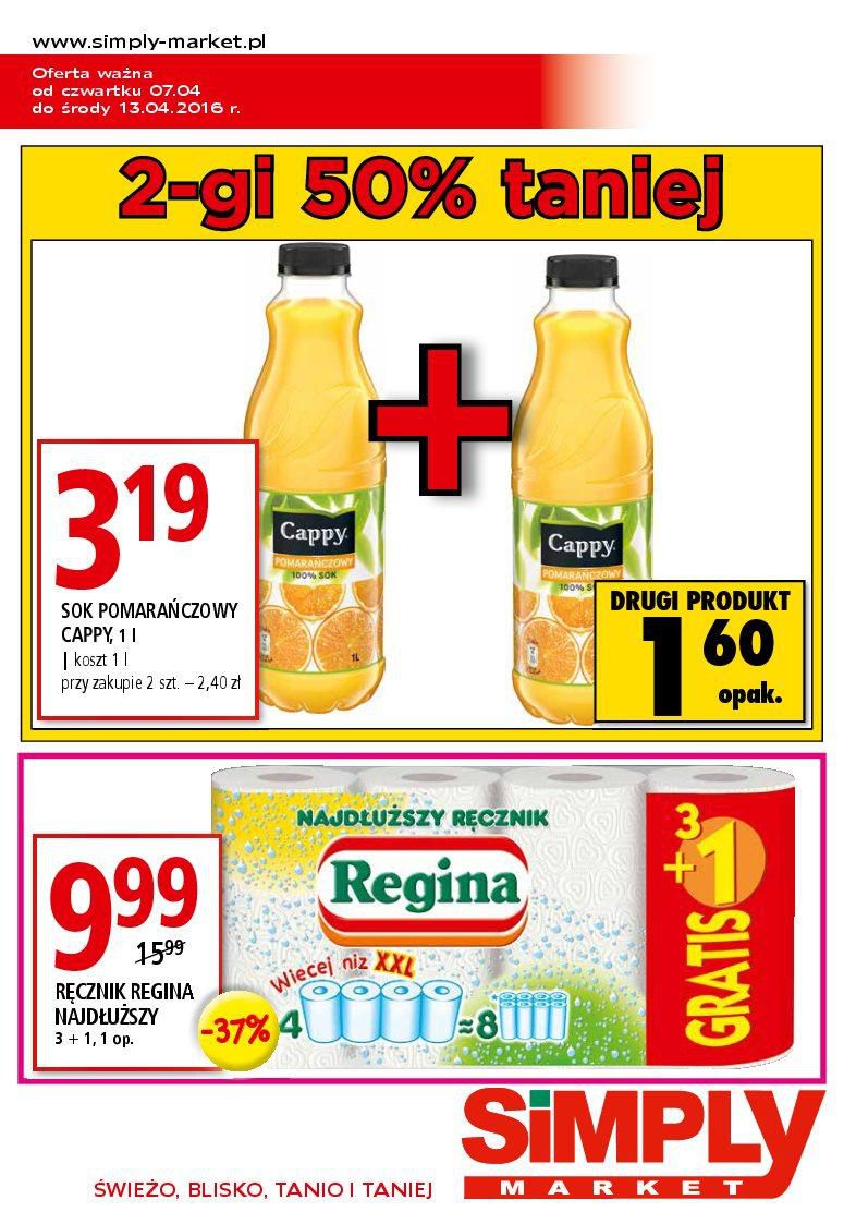 Gazetka promocyjna Simply Market str. 1