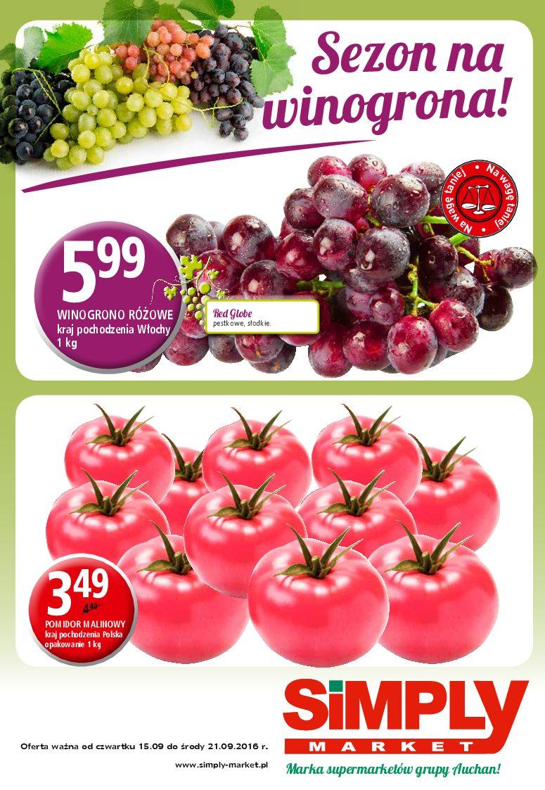 Gazetka promocyjna Simply Market str. 1