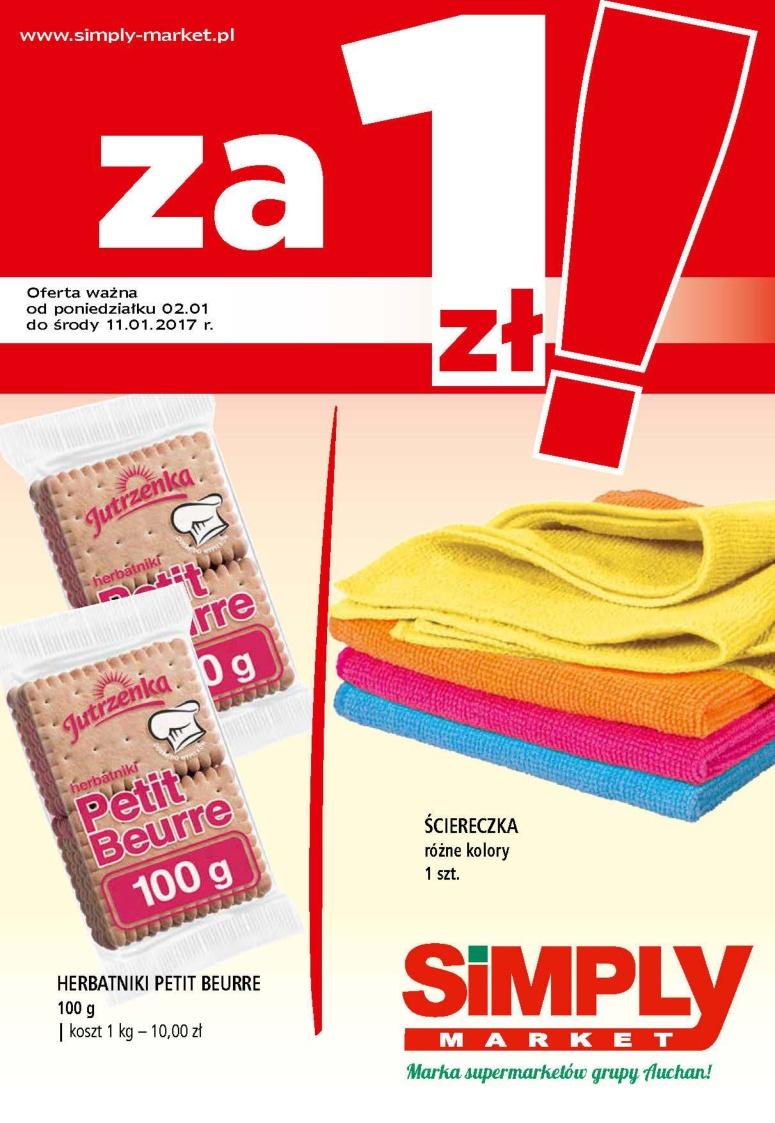 Gazetka promocyjna Simply Market str. 1