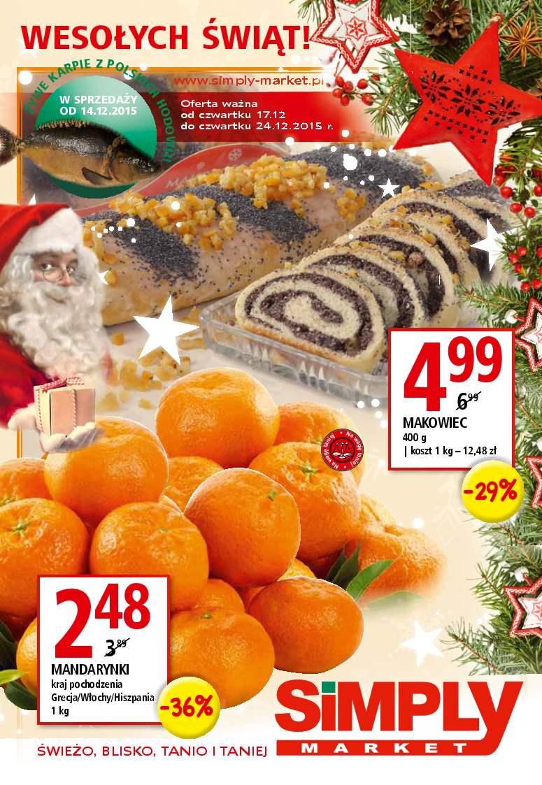 Gazetka promocyjna Simply Market str. 1