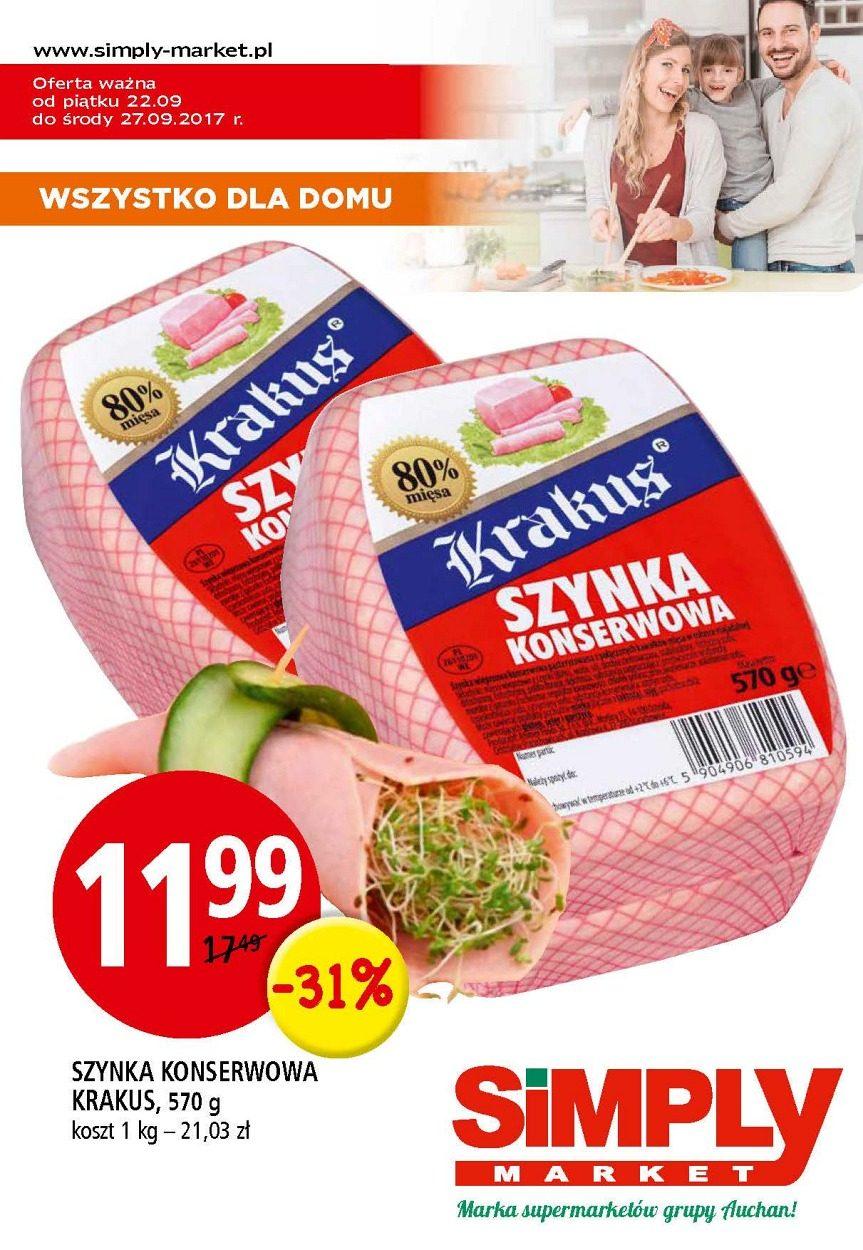 Gazetka promocyjna Simply Market str. 1