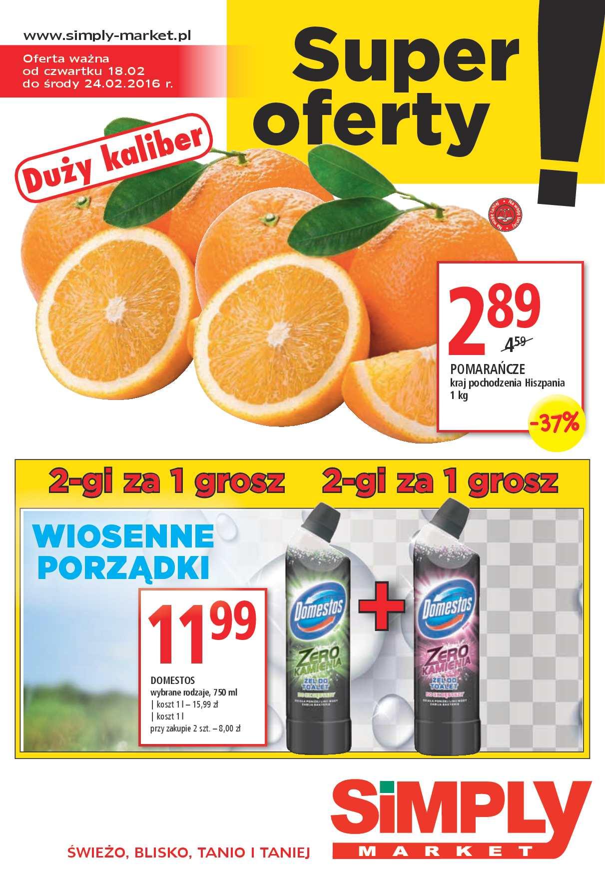 Gazetka promocyjna Simply Market str. 1