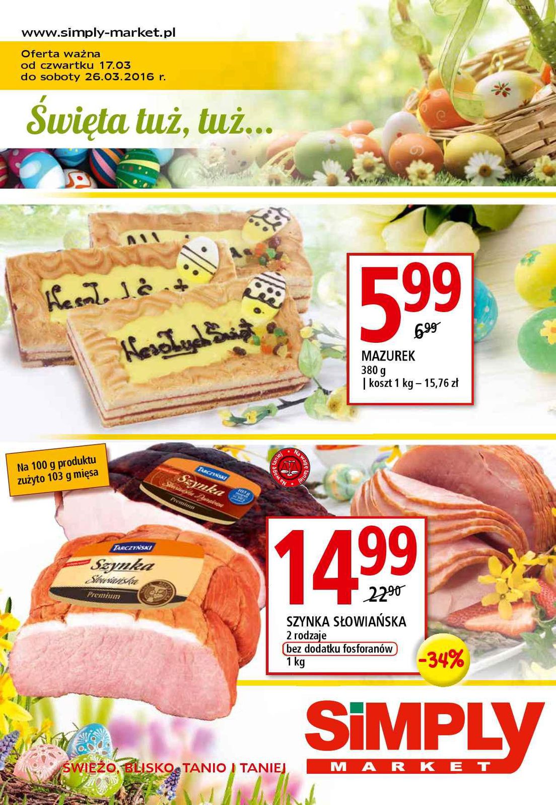 Gazetka promocyjna Simply Market str. 1