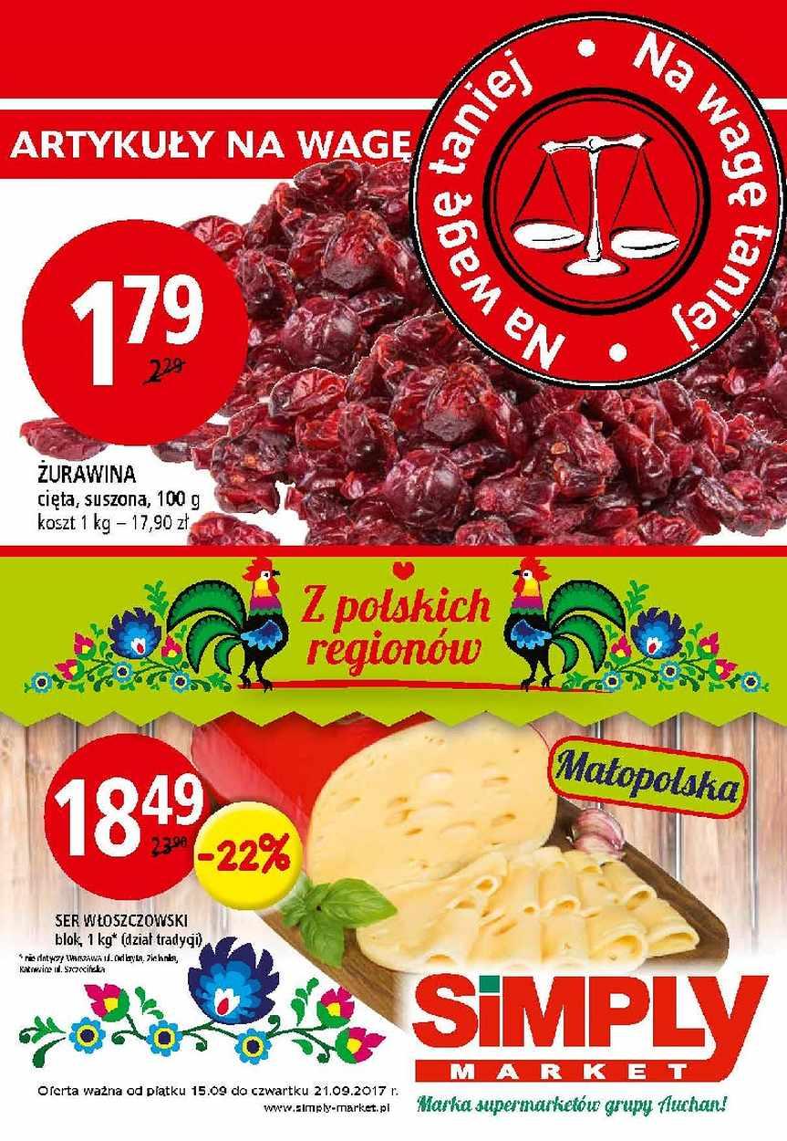 Gazetka promocyjna Simply Market str. 1