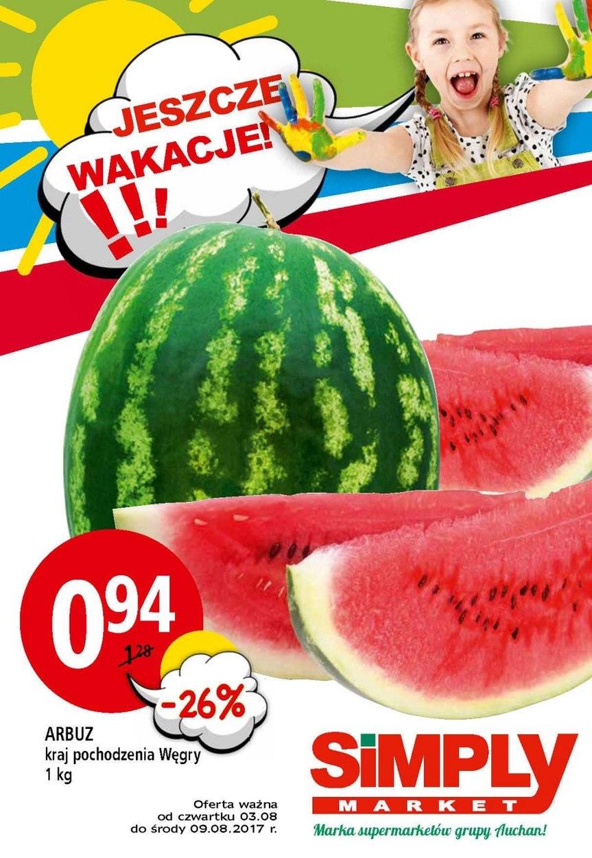 Gazetka promocyjna Simply Market str. 1