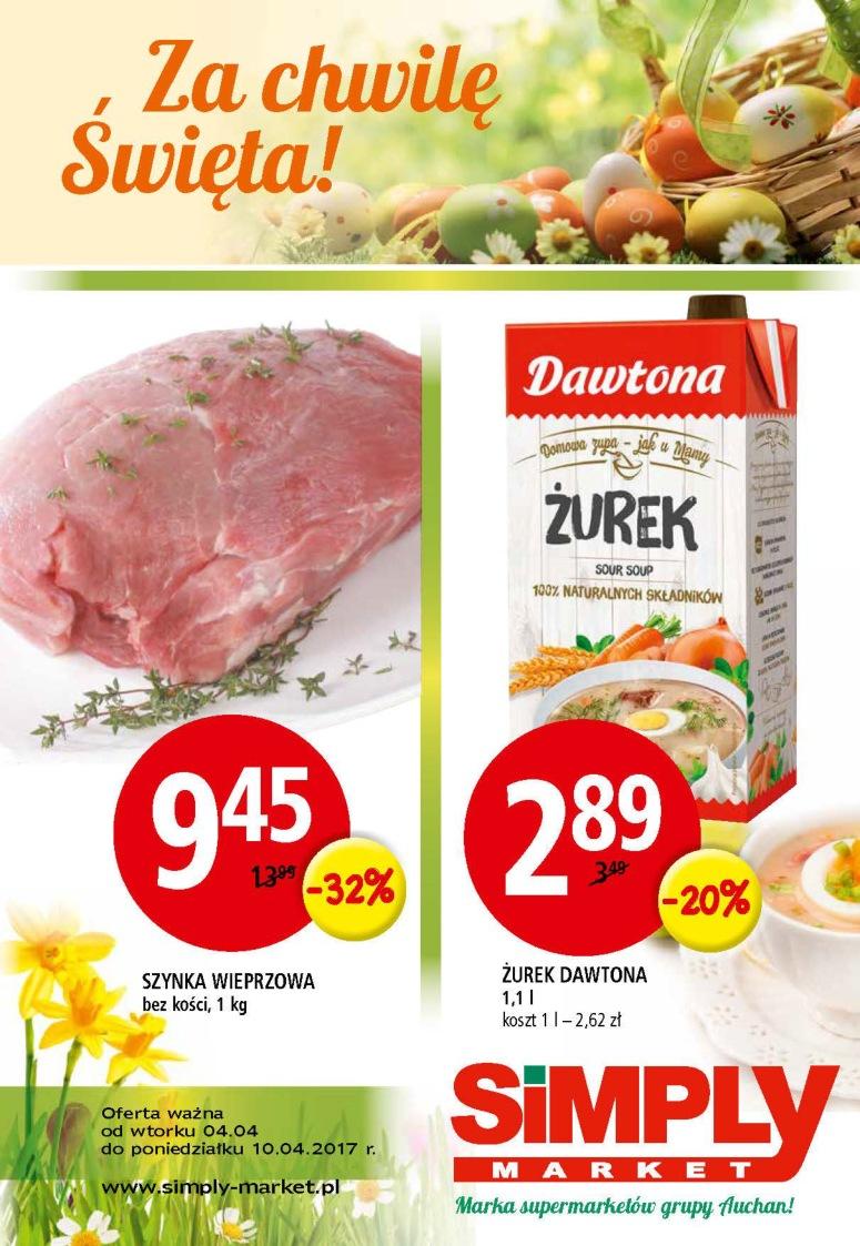 Gazetka promocyjna Simply Market str. 1
